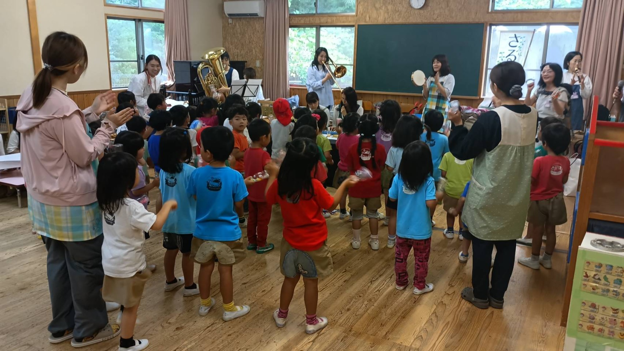 年中ライブ＆年少お料理