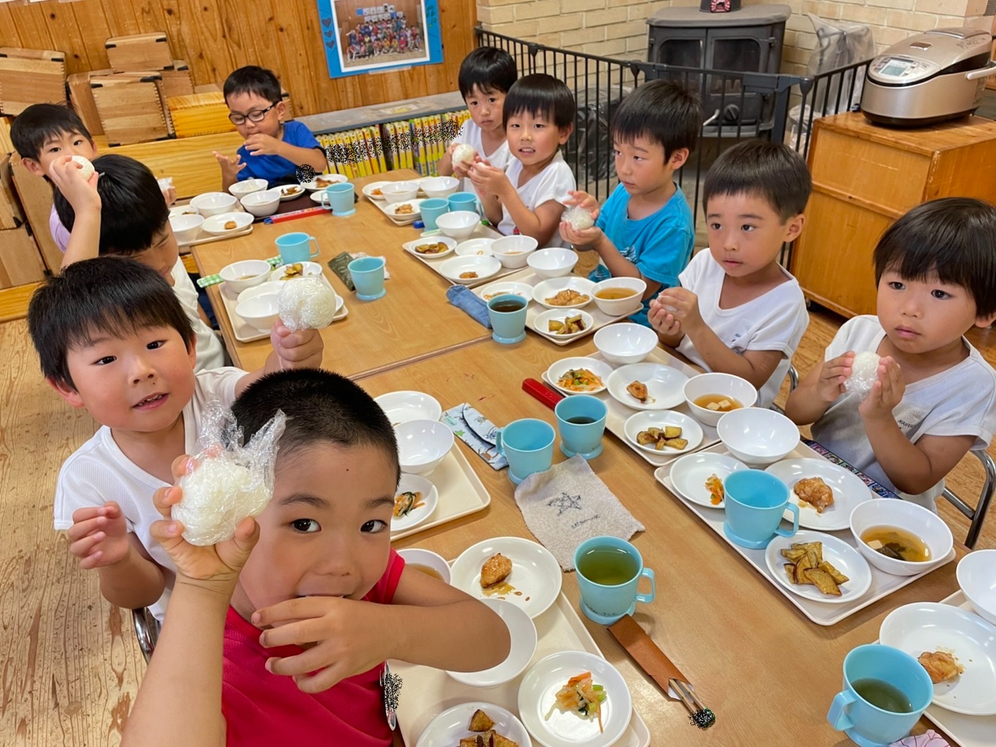 明日はお泊まり保育！