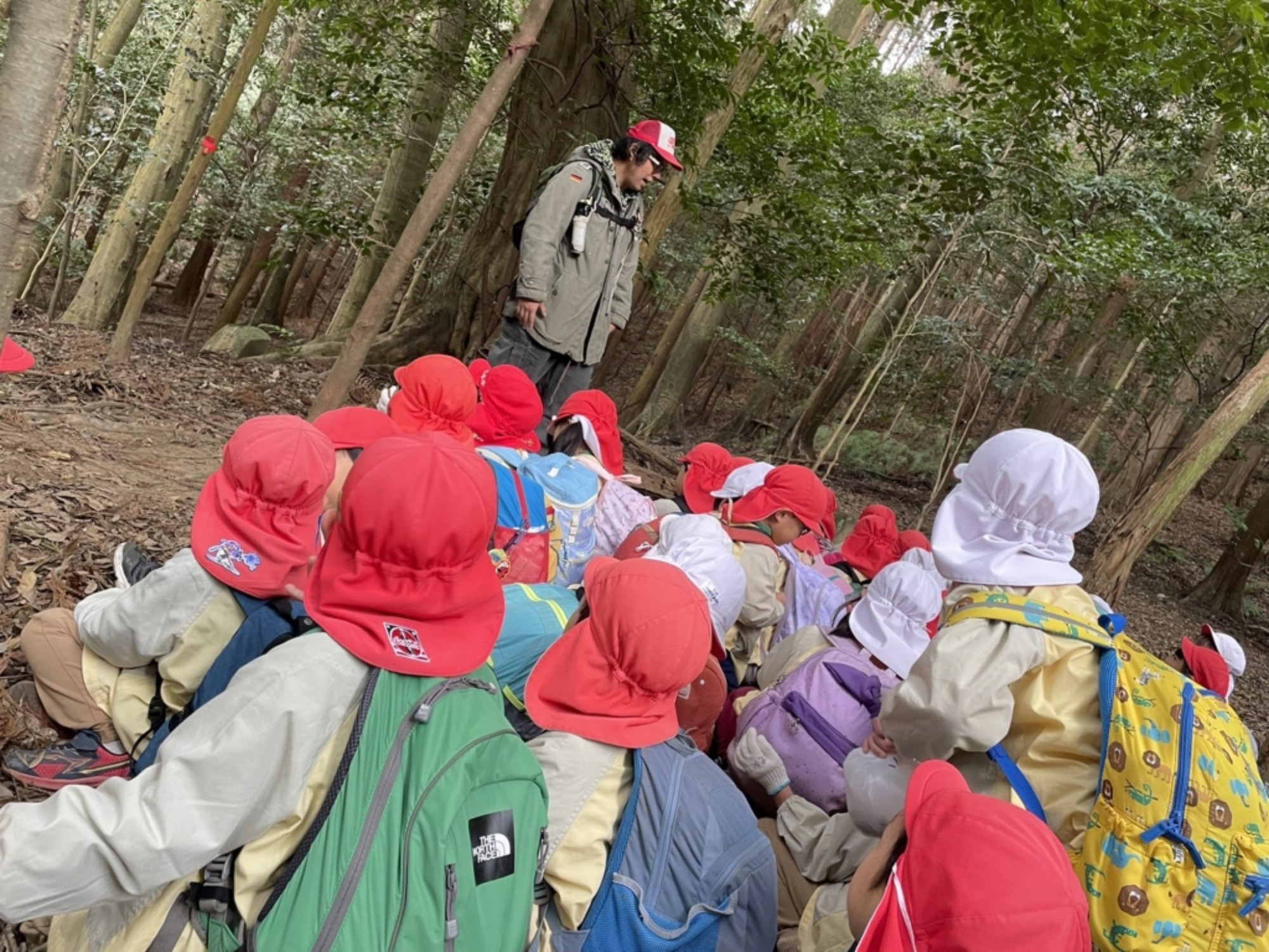 【年長】1/9　村積山　園外保育（1/3）