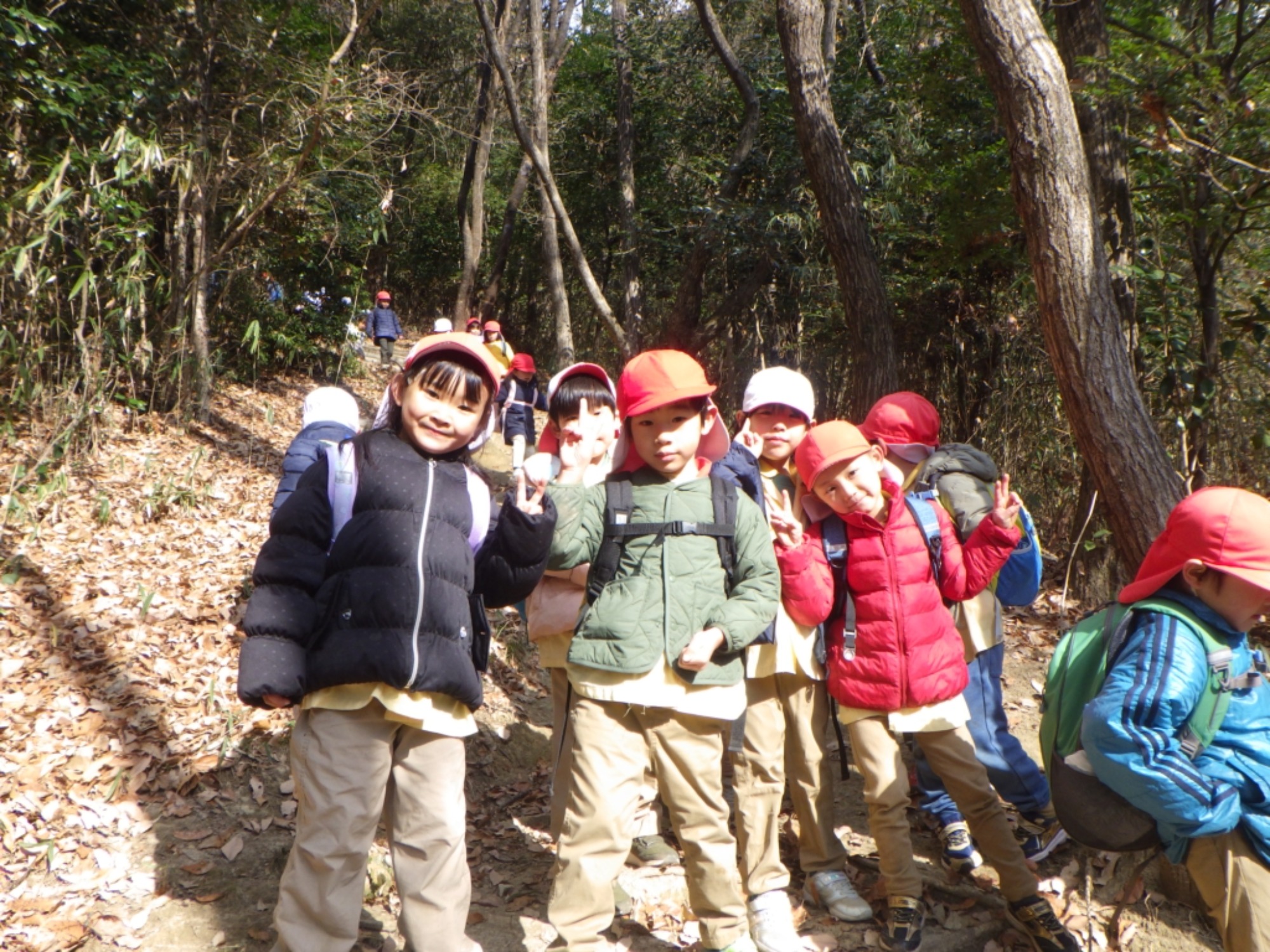 【年長】1/9　村積山　園外保育（3/3）