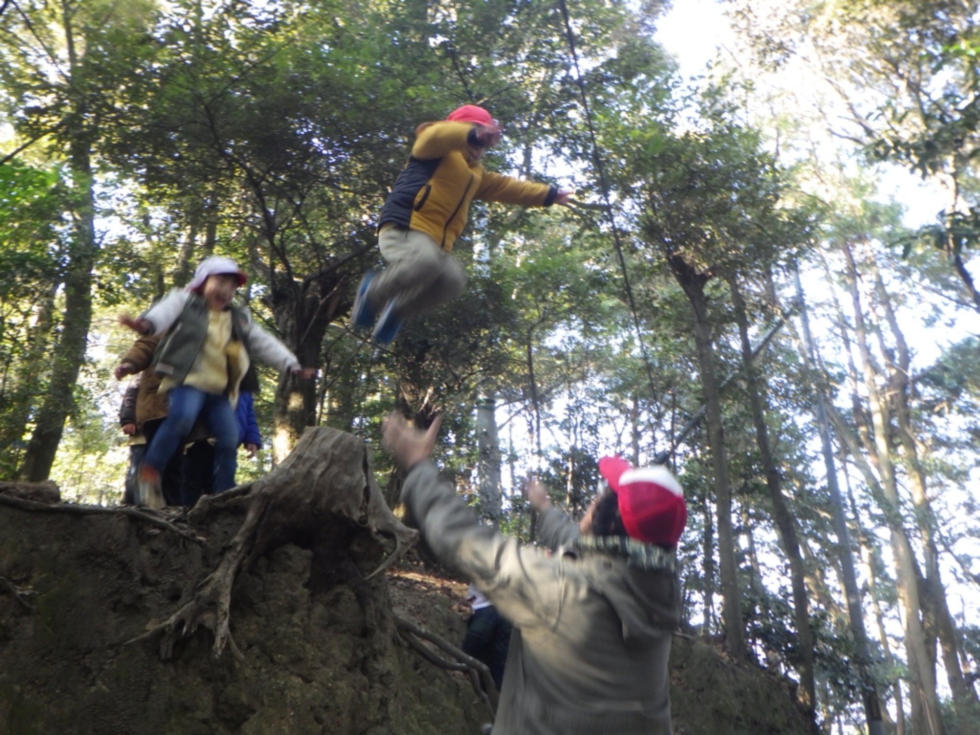 【年中】1/14　村積山　園外保育（2/3）