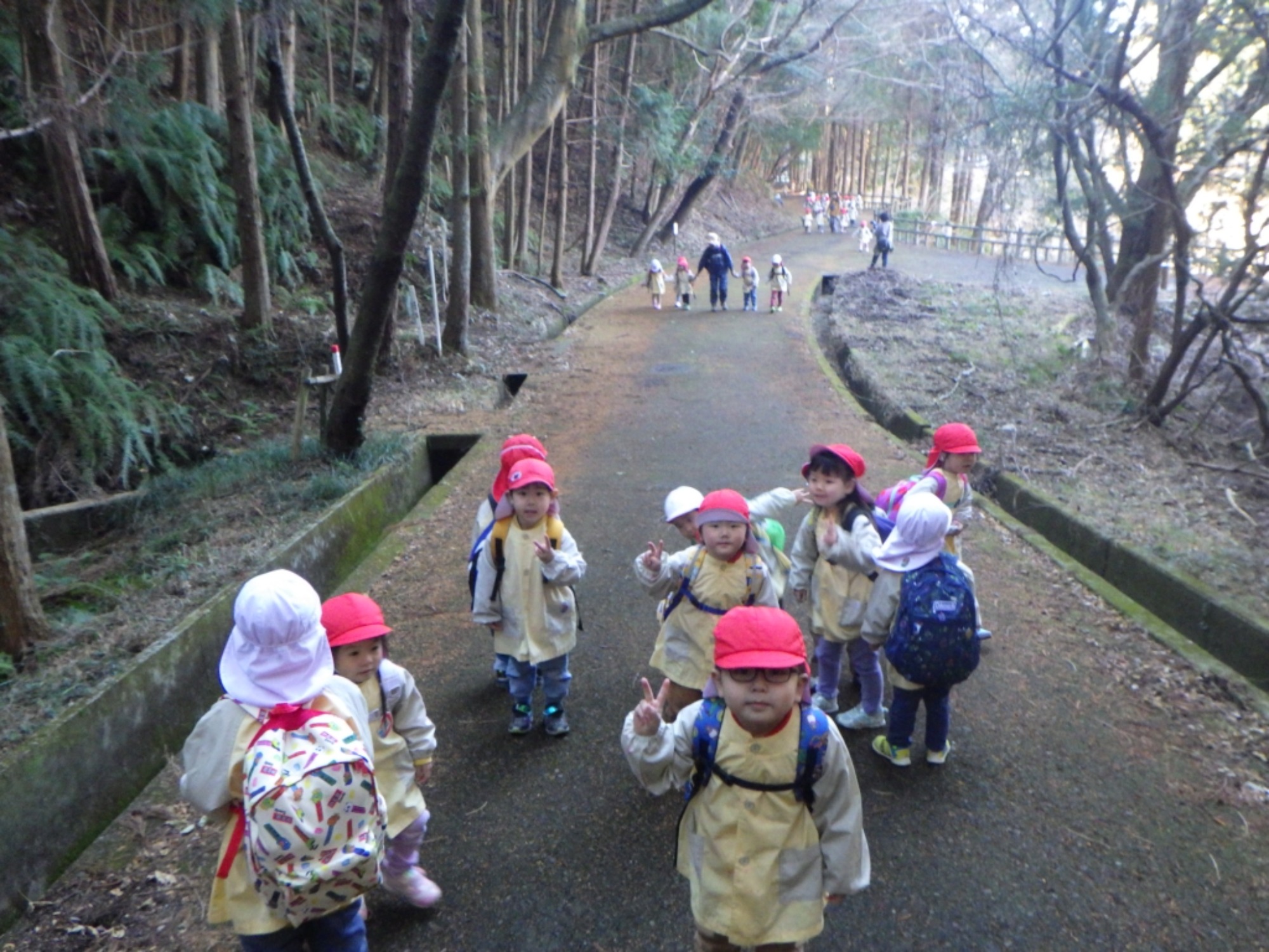 【年少】1/21　村積山　園外保育（1/3）