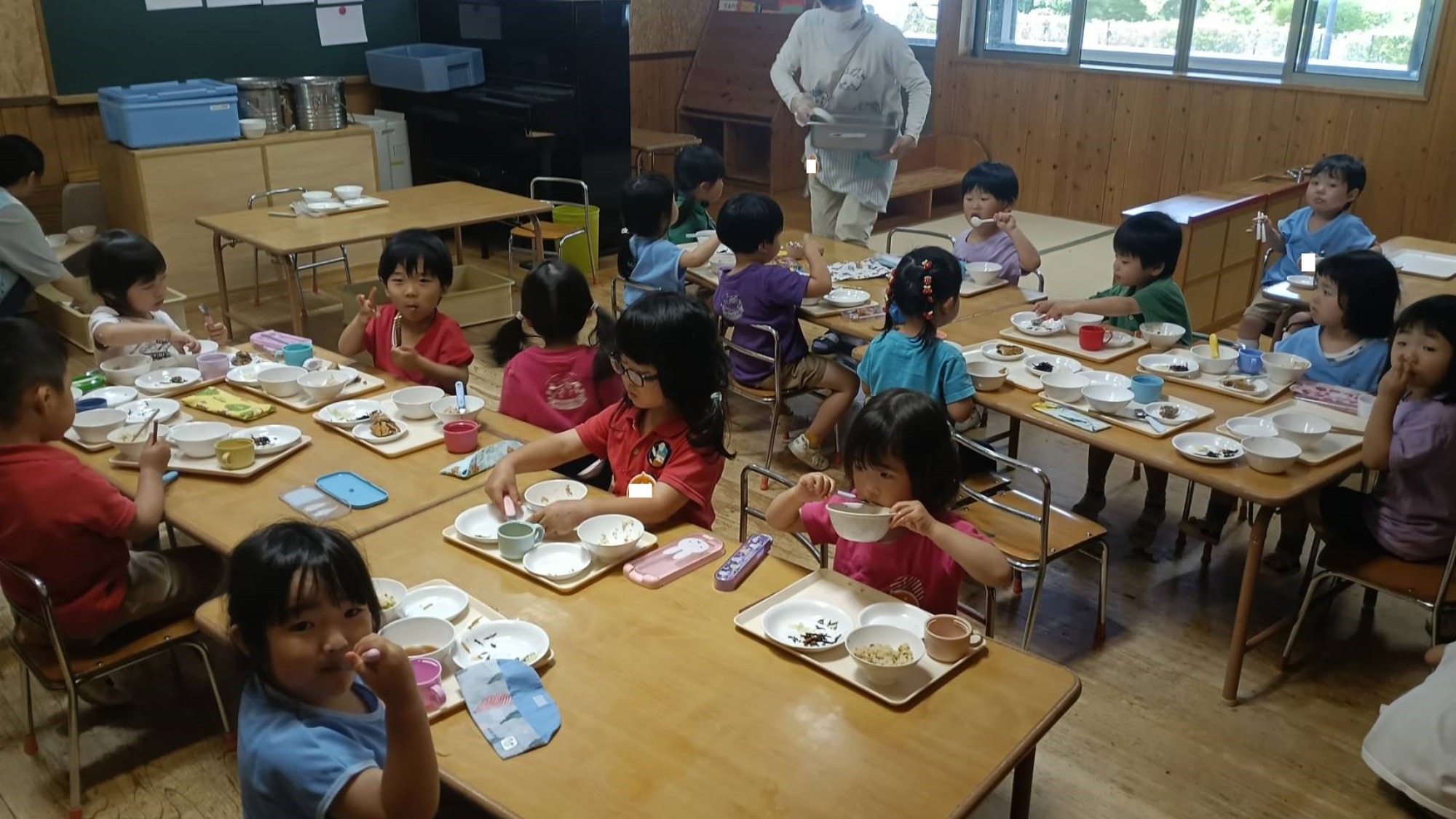 給食おいしいね！
