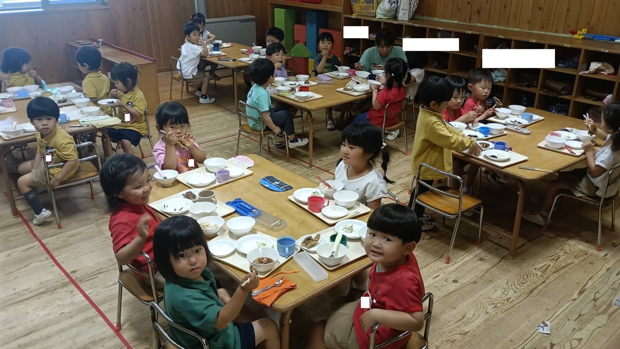 給食おいしいね！