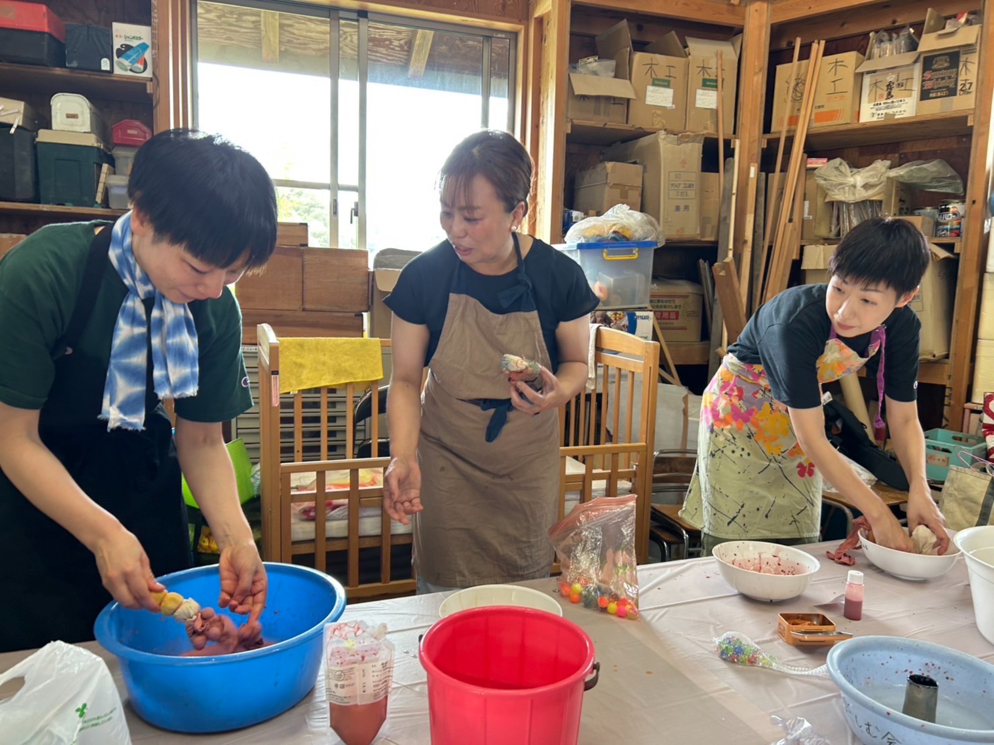 ベンガラ染め
