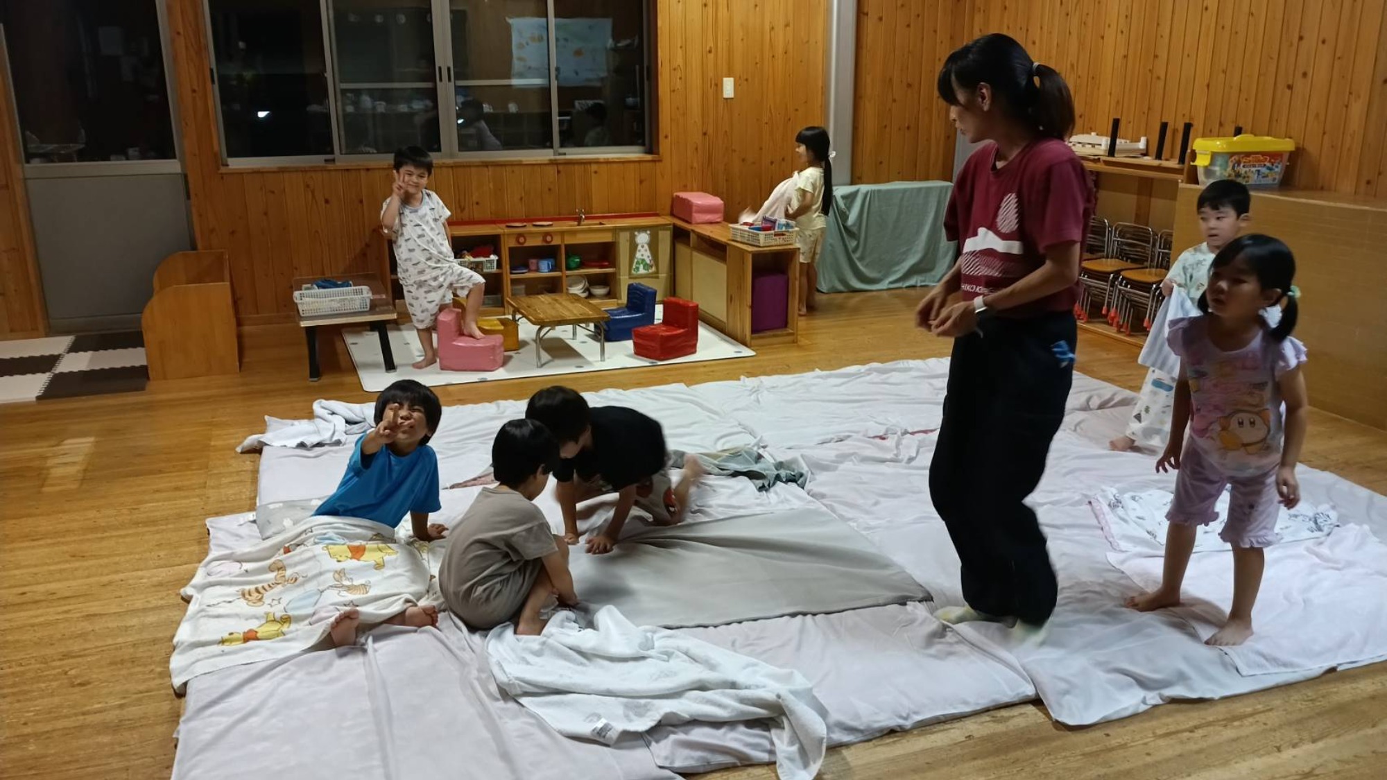 お泊まり保育