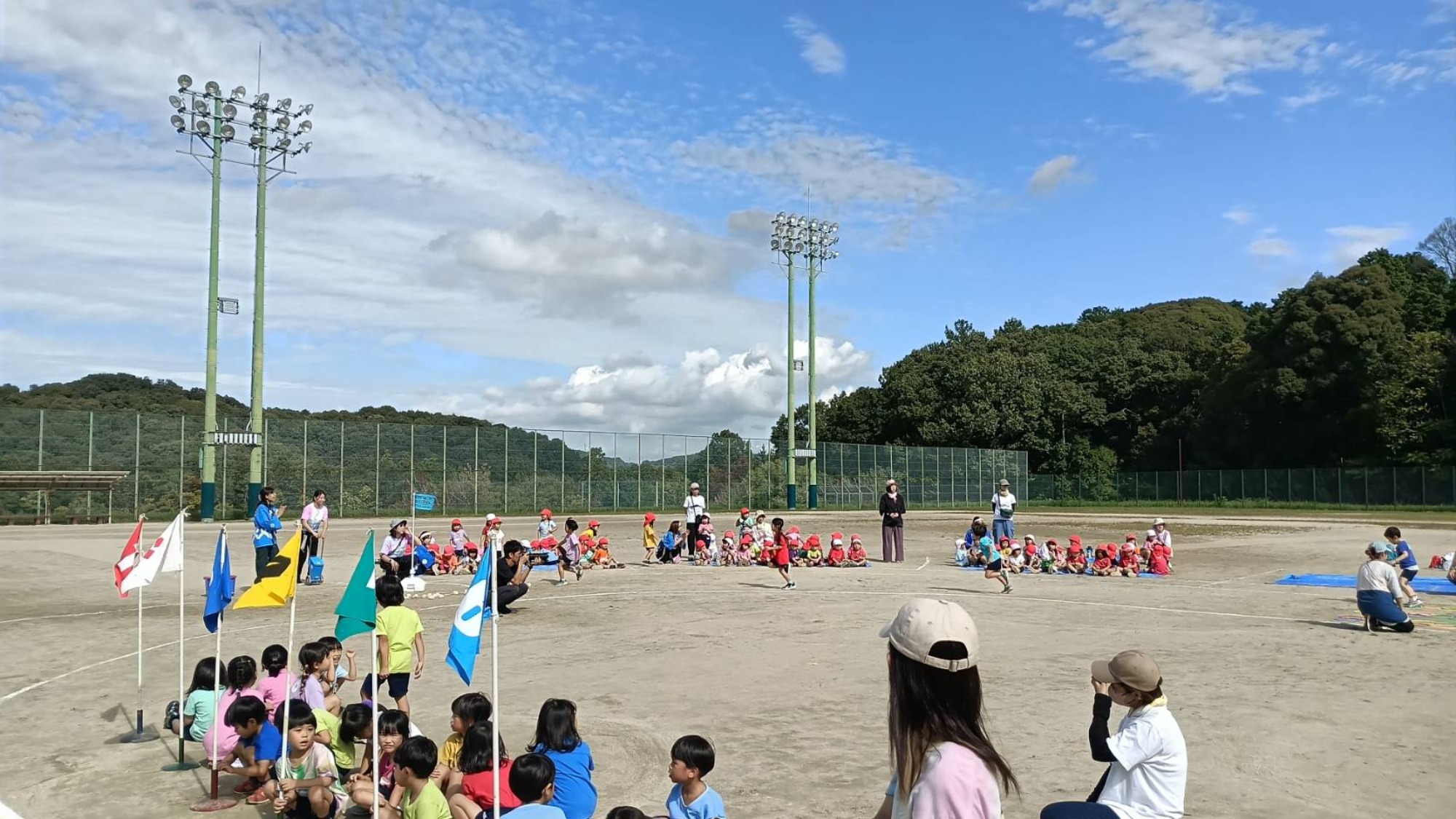 運動会予行練習