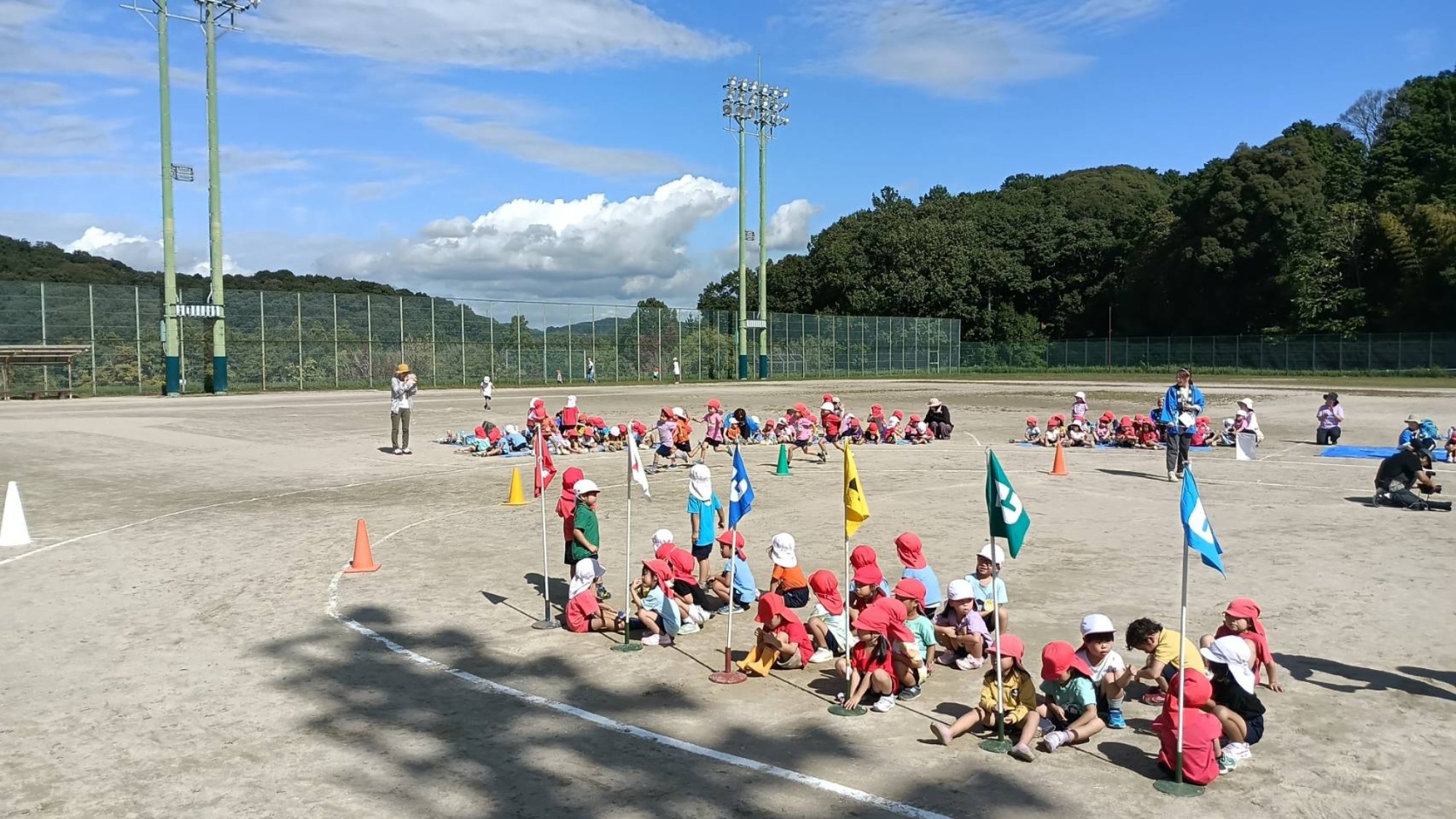 運動会予行練習