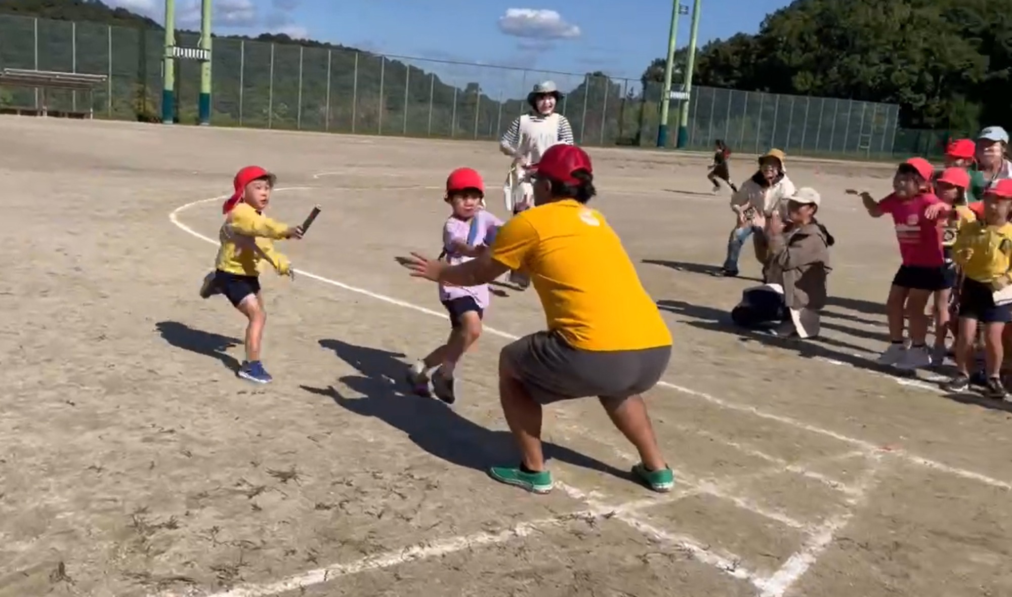 最後のリレー対決