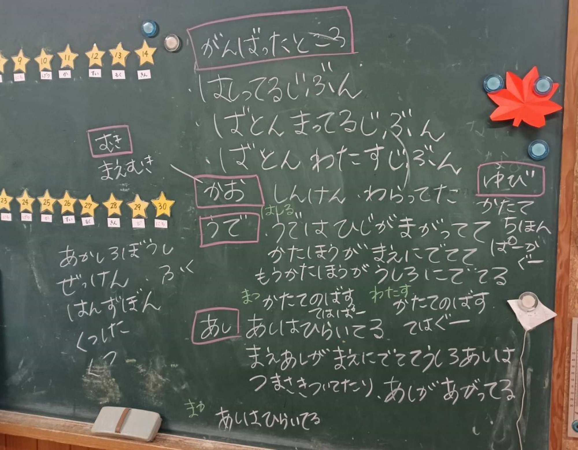 運動会終わって