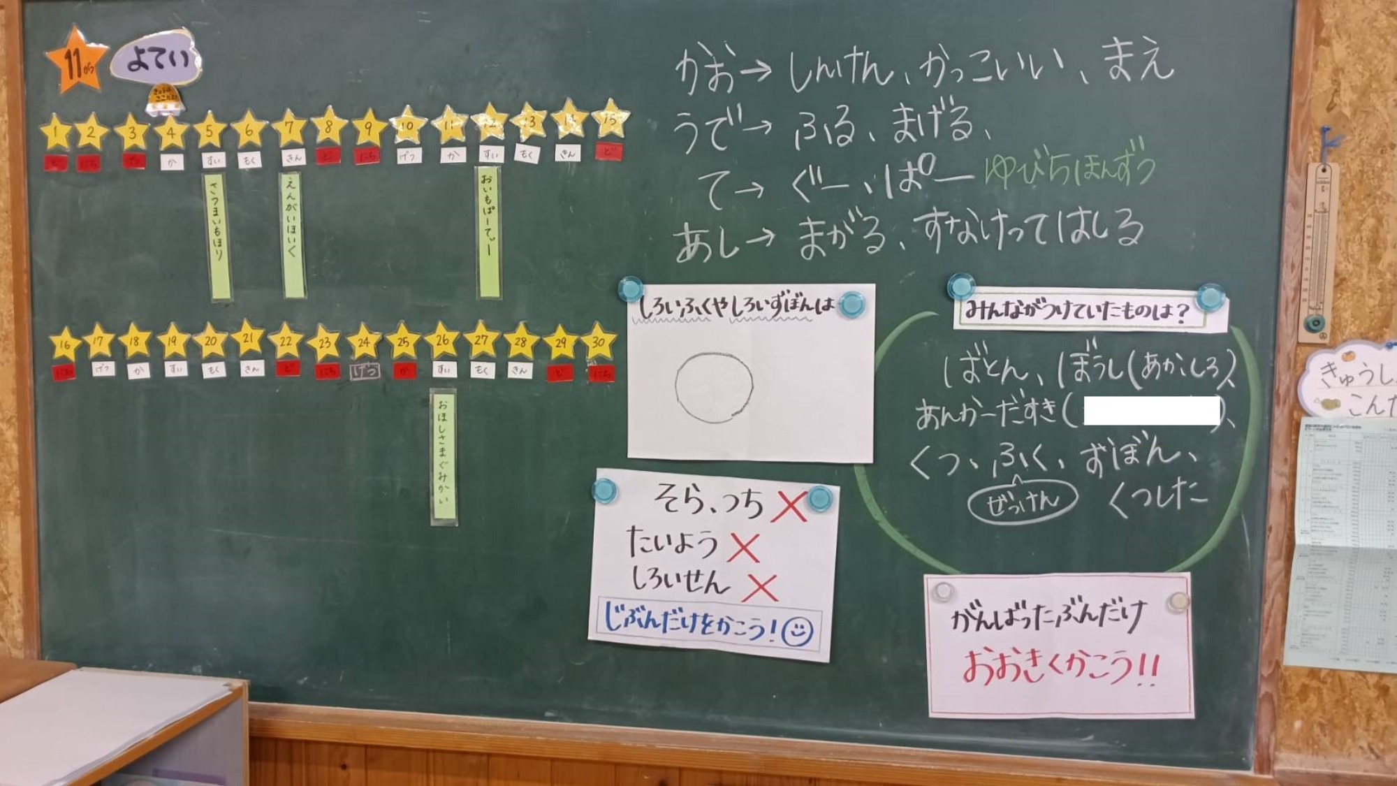 運動会終わって