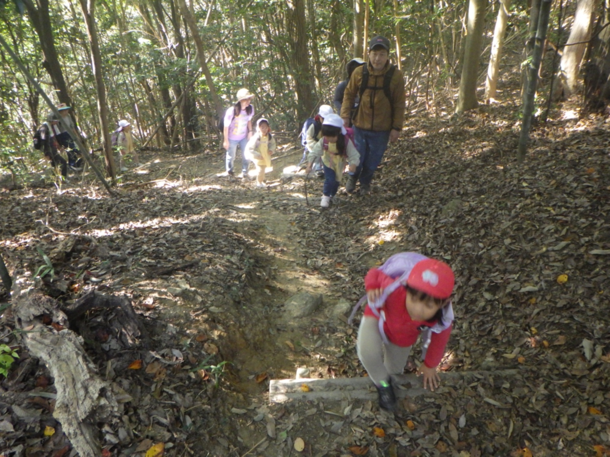 【年長】11/7　村積山　園外保育（1/4）