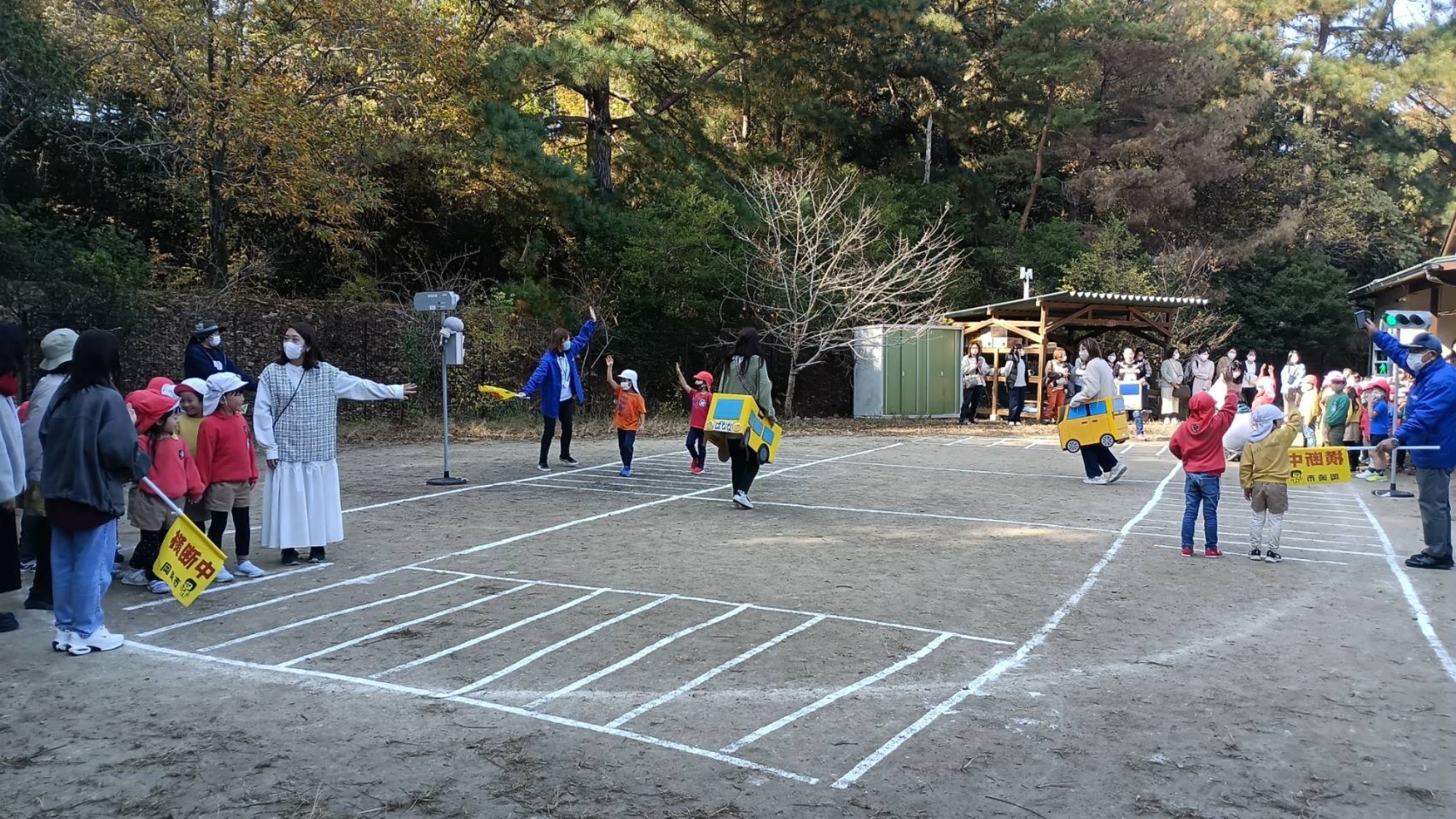 交通安全教室&年長ラグビー