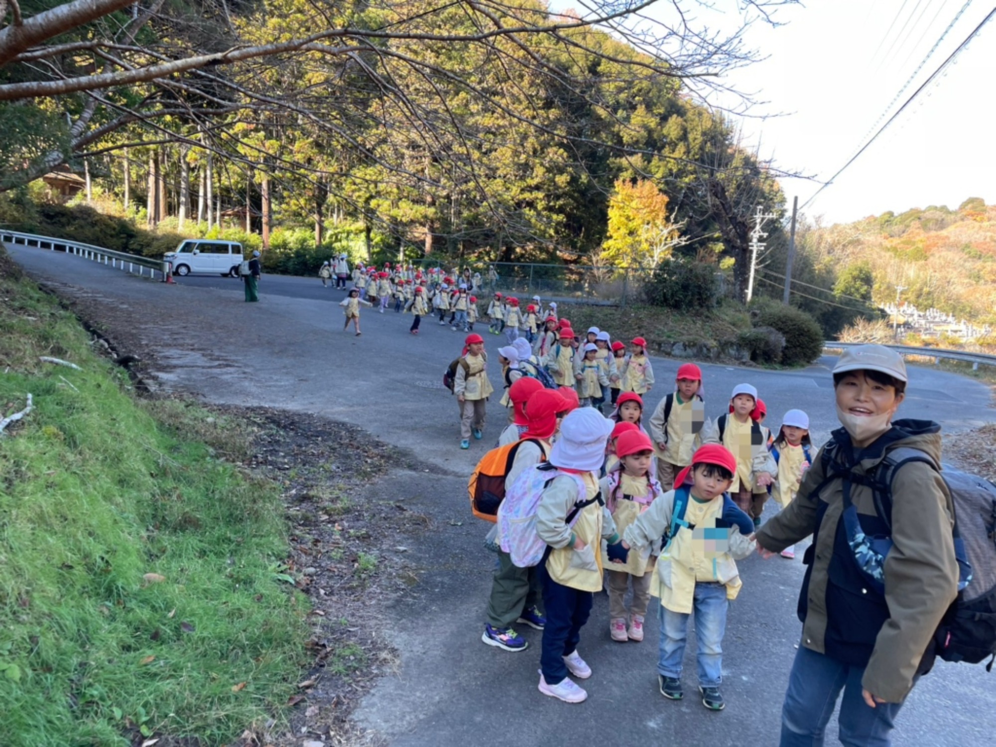 【年少・年長】12/9　合同園外保育（1/3）