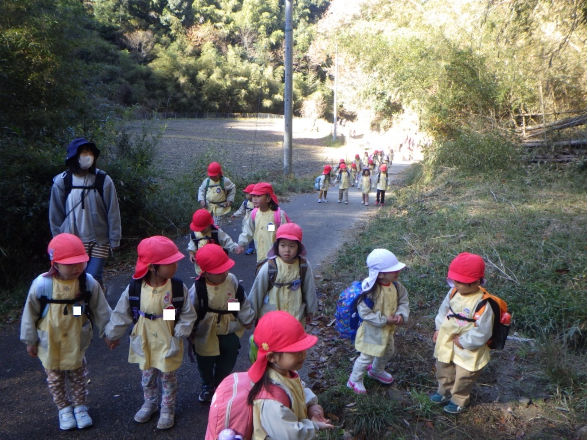 【年少・年長】12/9　合同園外保育（1/3）