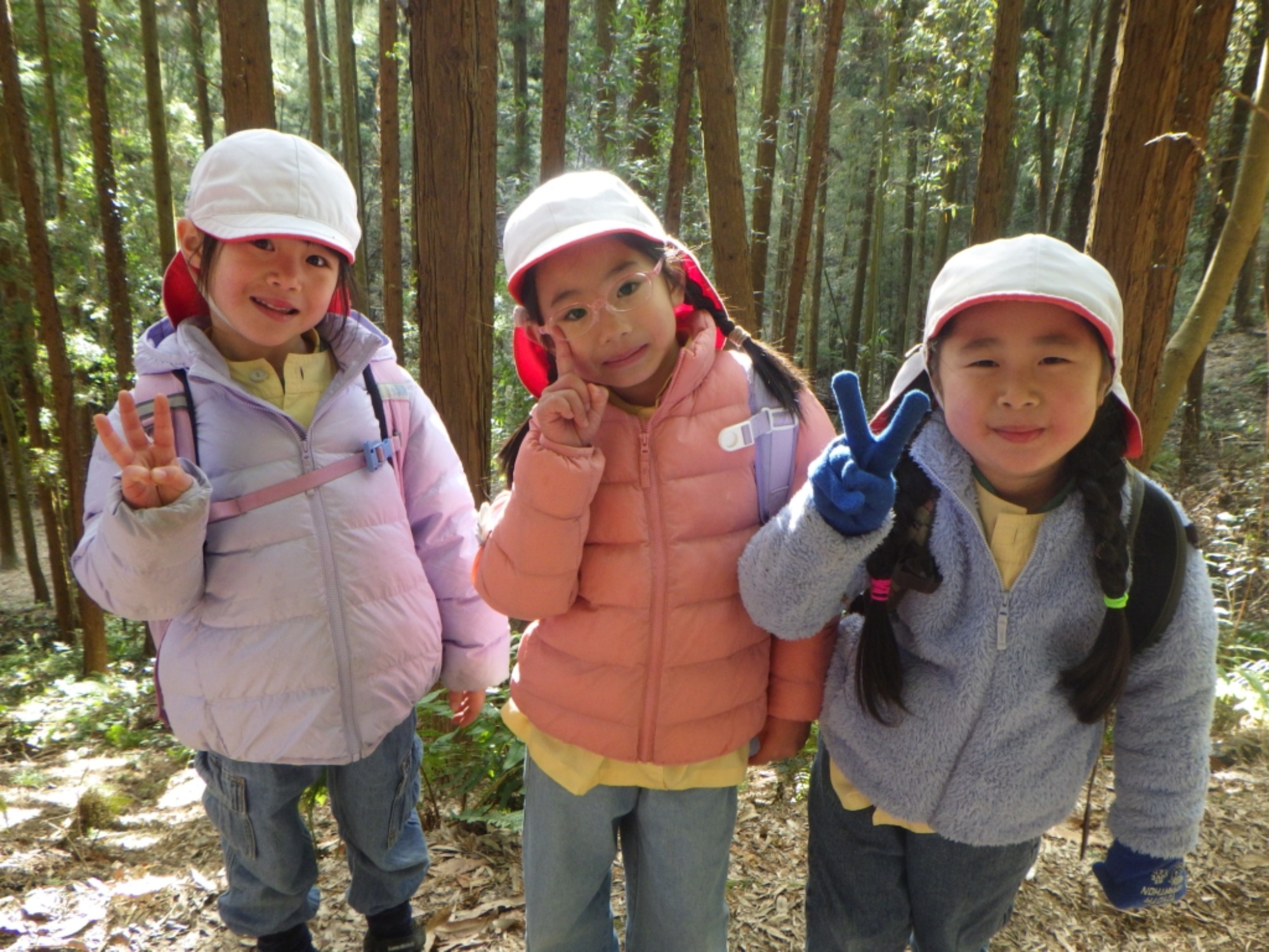 【年長】1/8　村積山　園外保育（3/3）