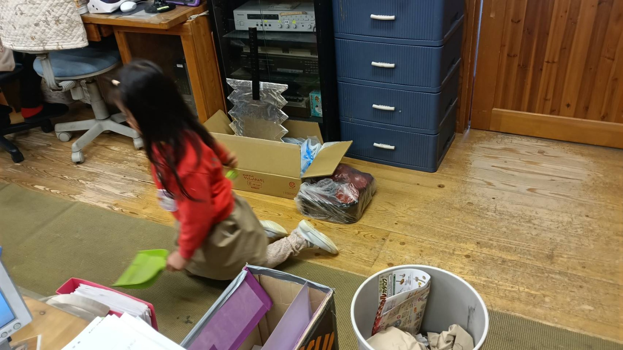 火遊びとお掃除