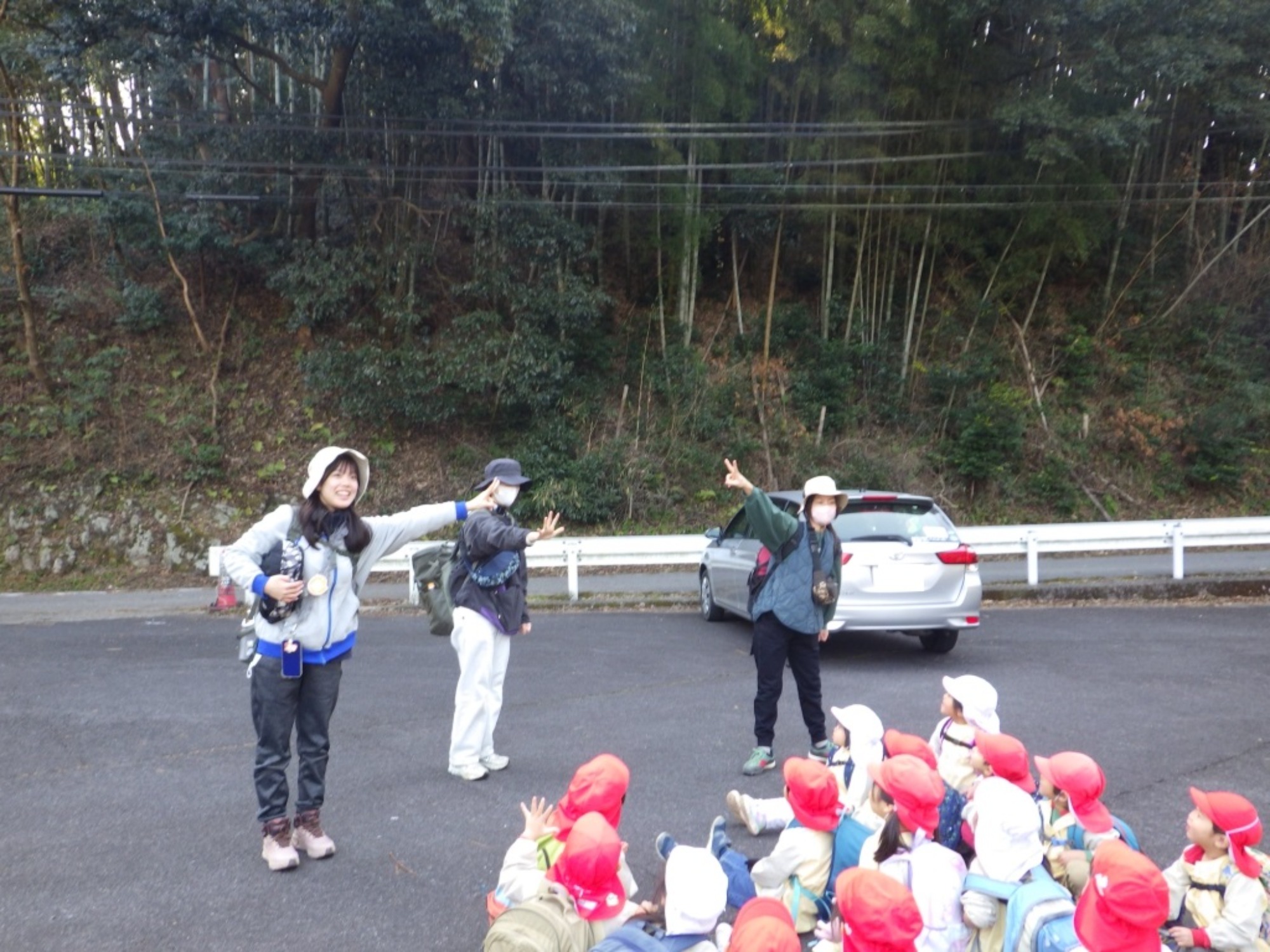 【年少】1/19　村積山　園外保育（1/2）