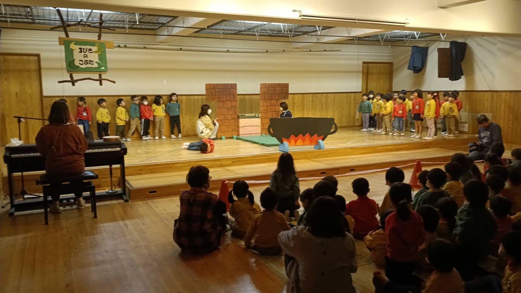 生活発表会　予行１日目