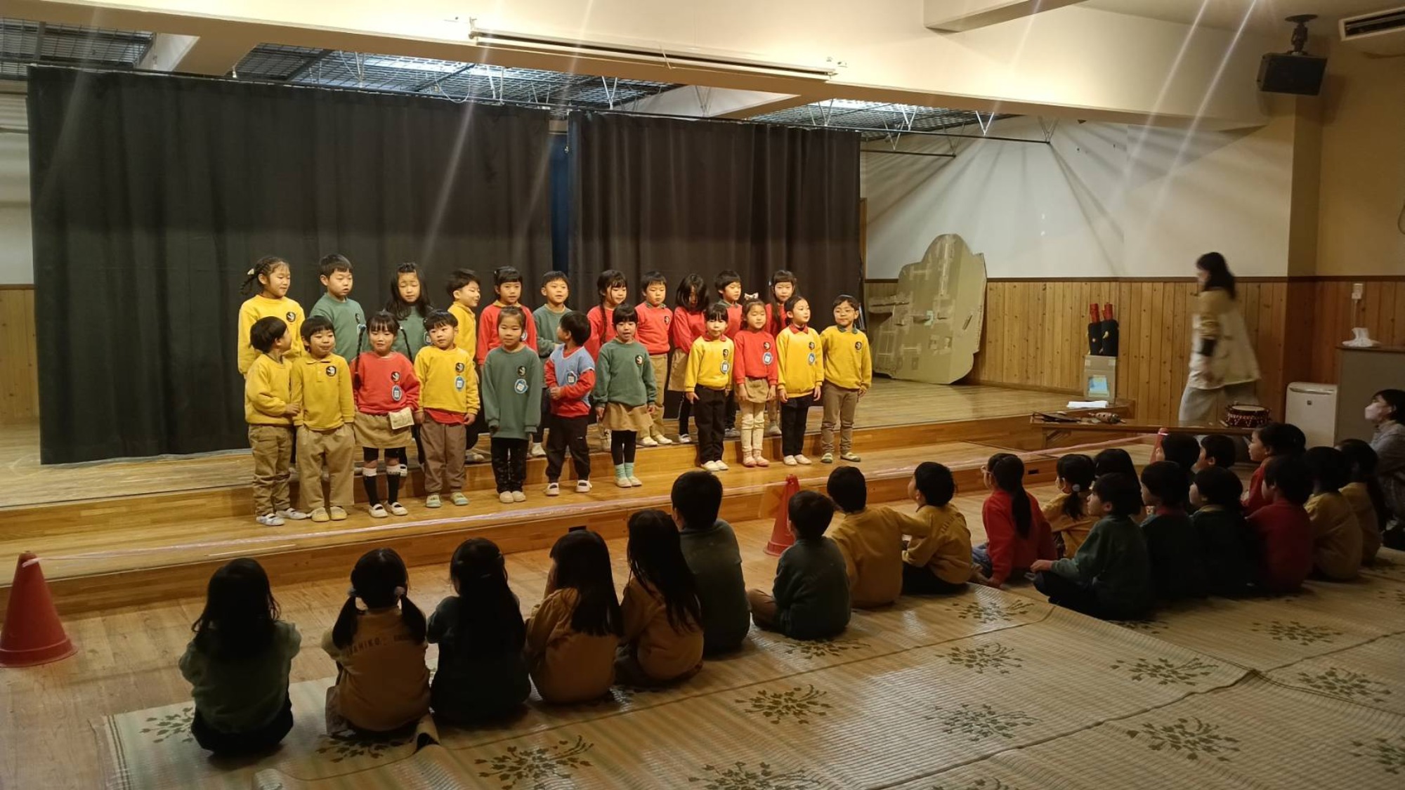 生活発表会　予行１日目