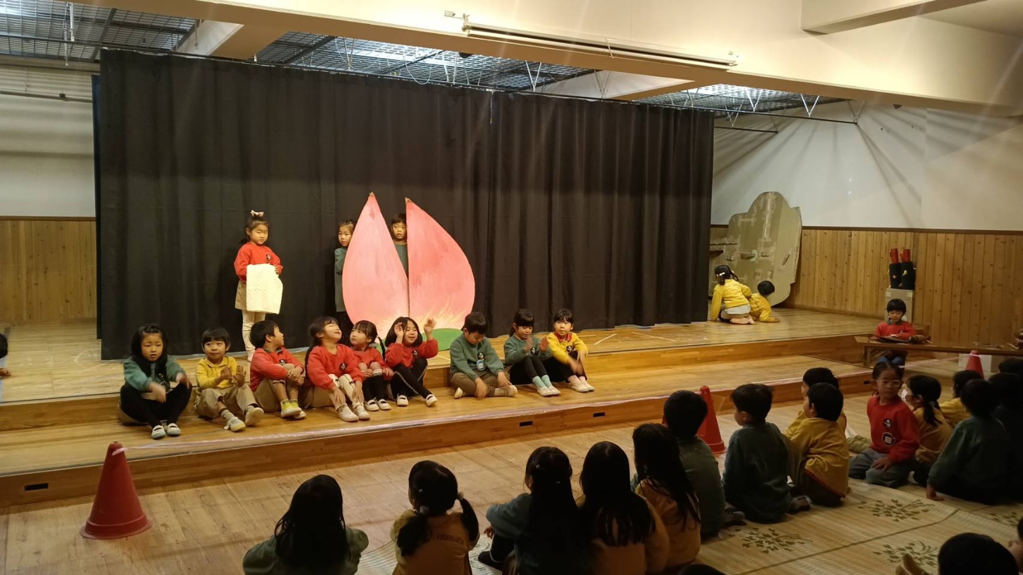 生活発表会　予行１日目