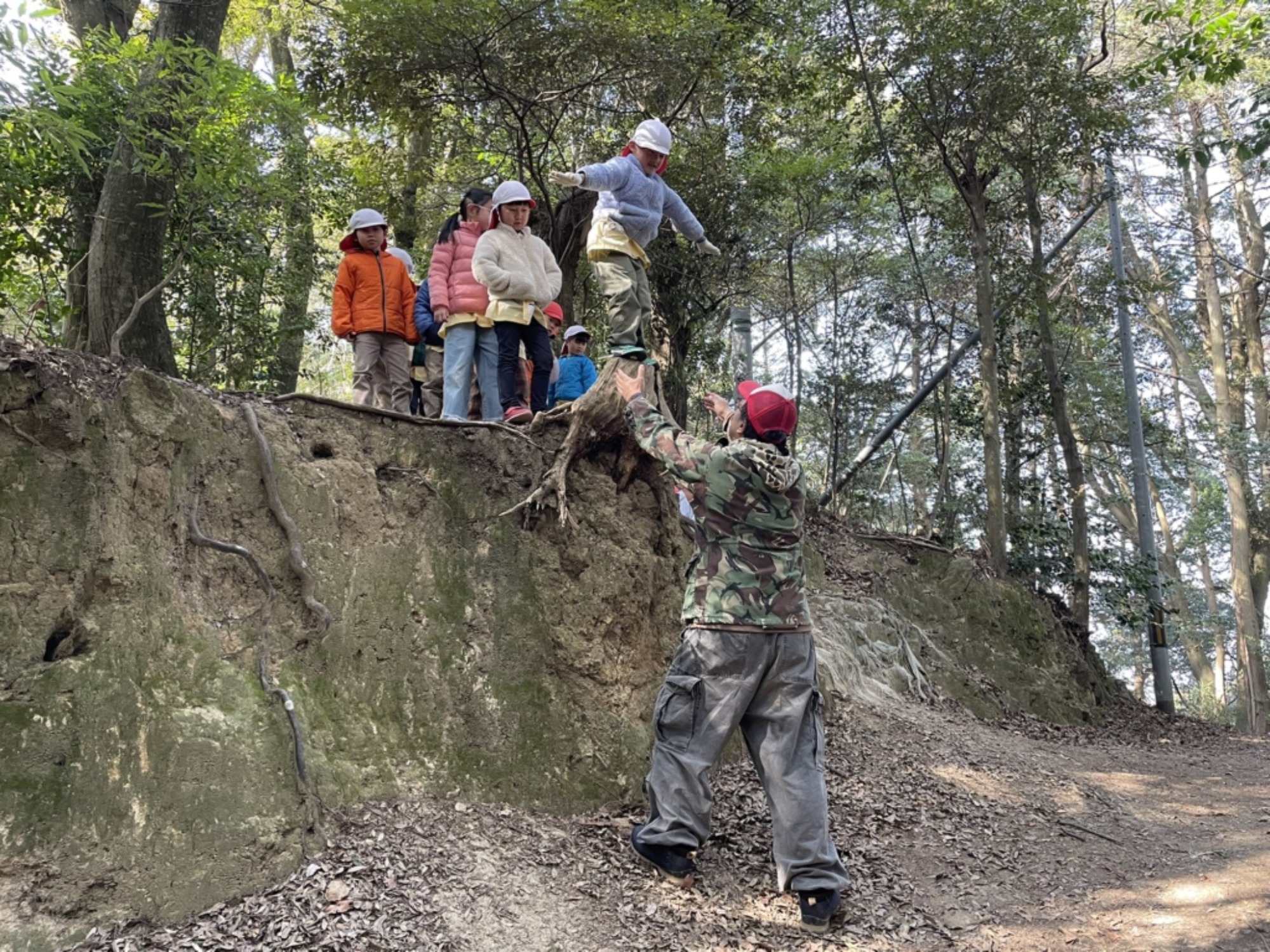【年長】2/16 村積山 園外保育(3/4)