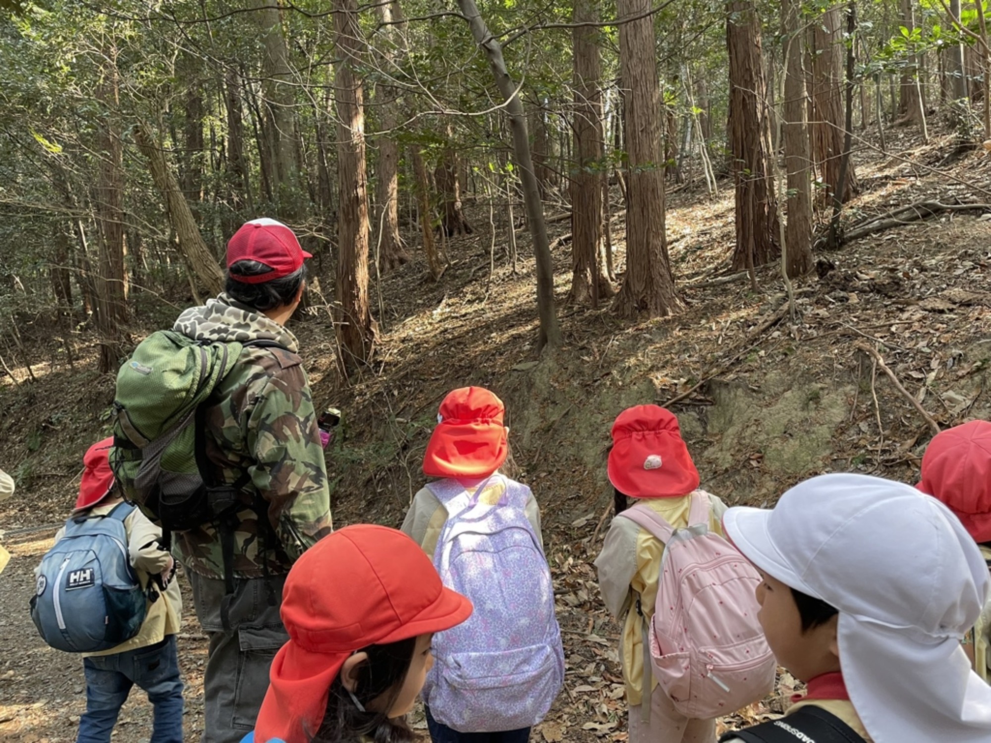 【年長】2/16 村積山 園外保育(3/4)