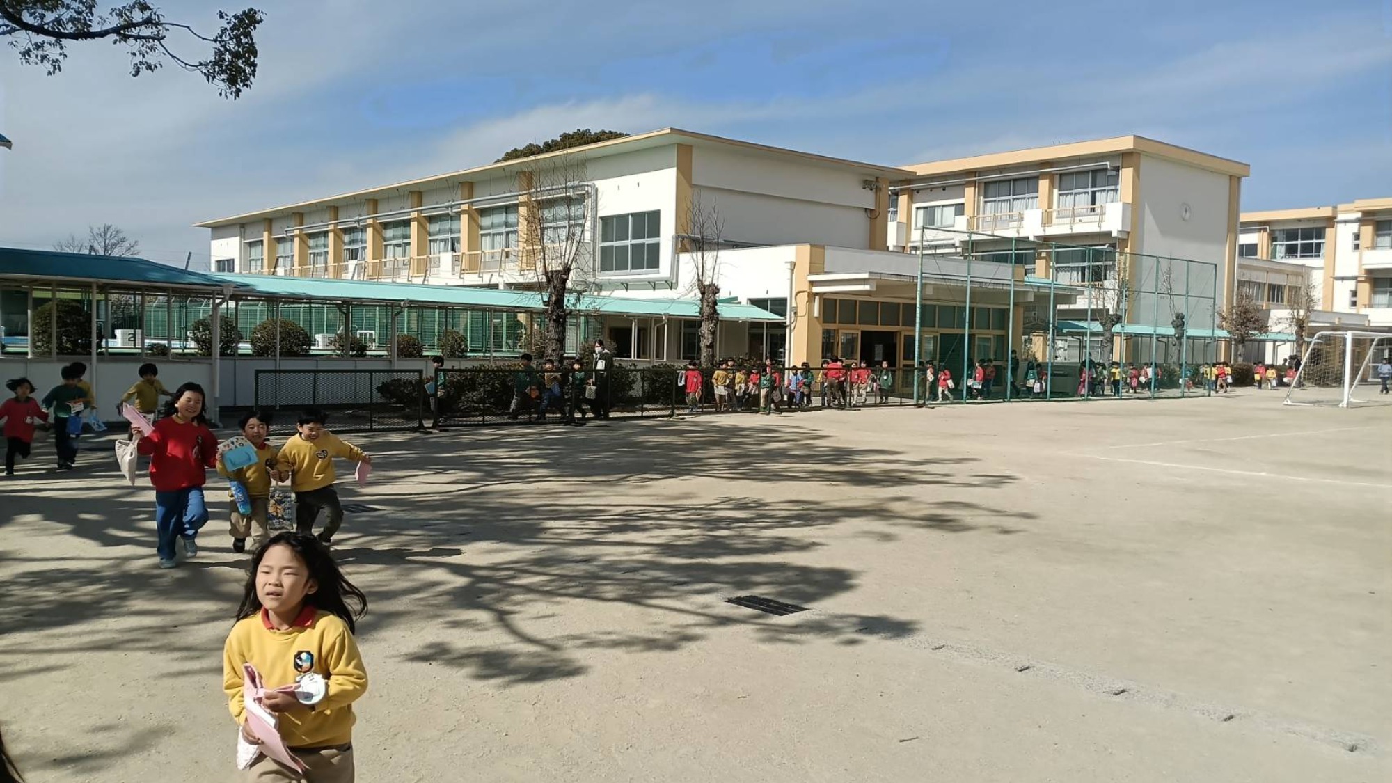 小学校訪問・薪ストーブ