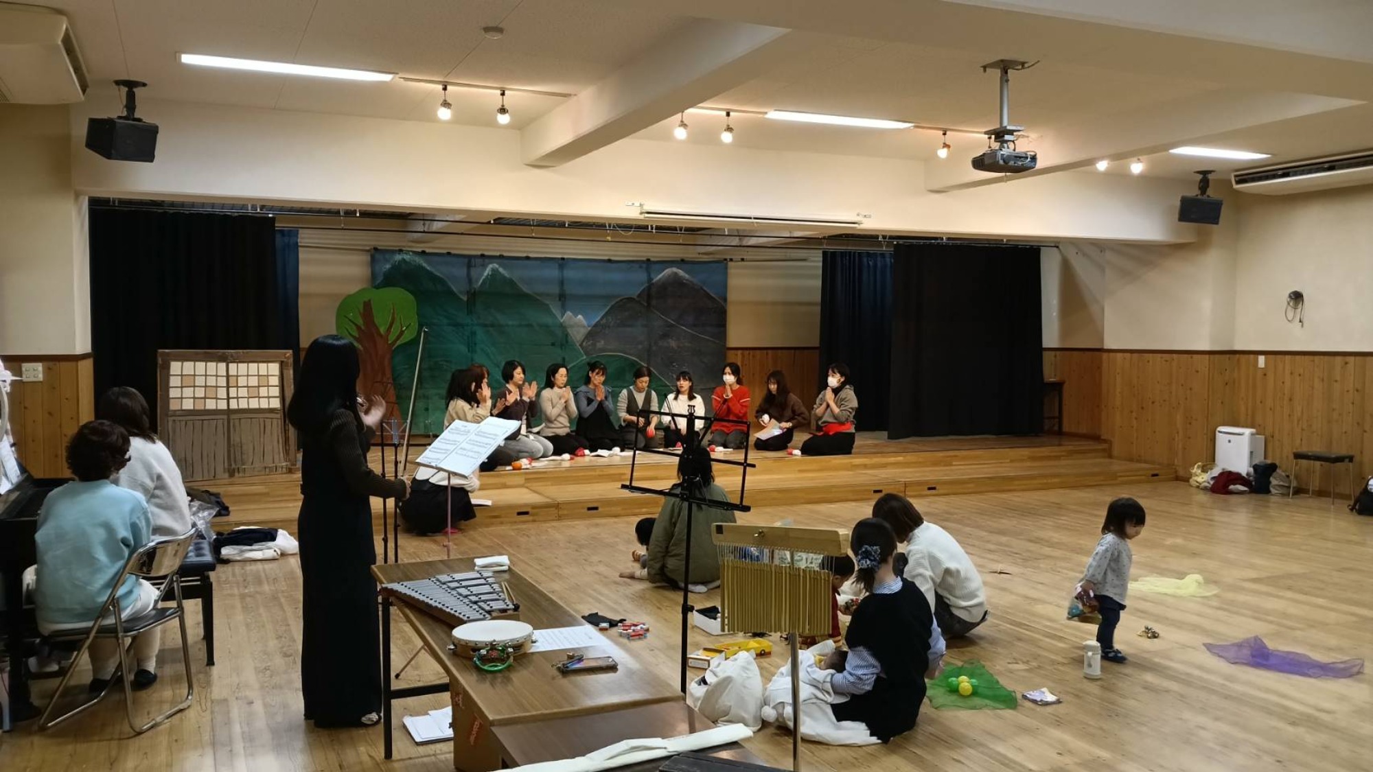 小学校訪問・薪ストーブ