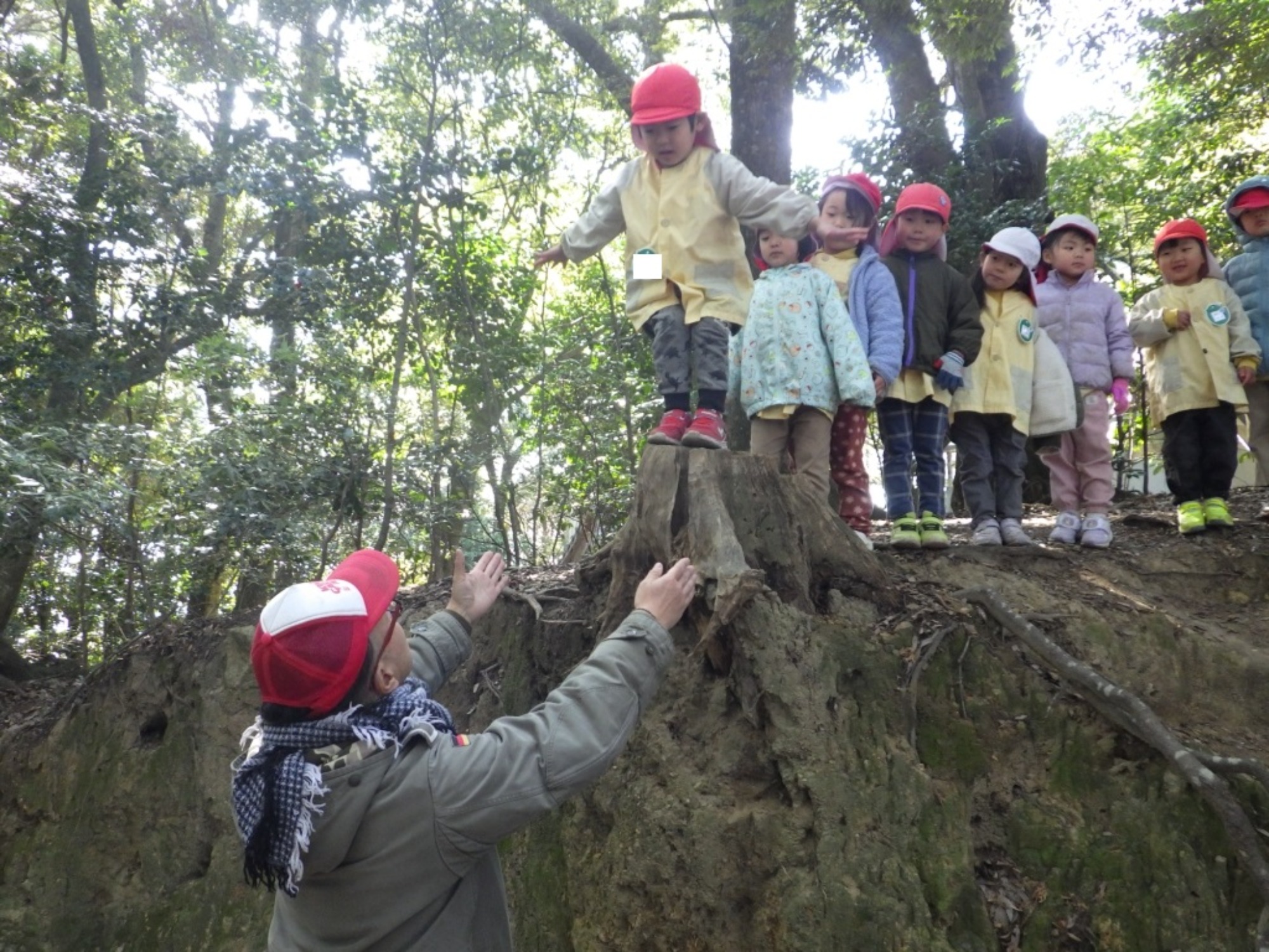 【年中】3/5　村積山　お別れ園外保育（3/3）