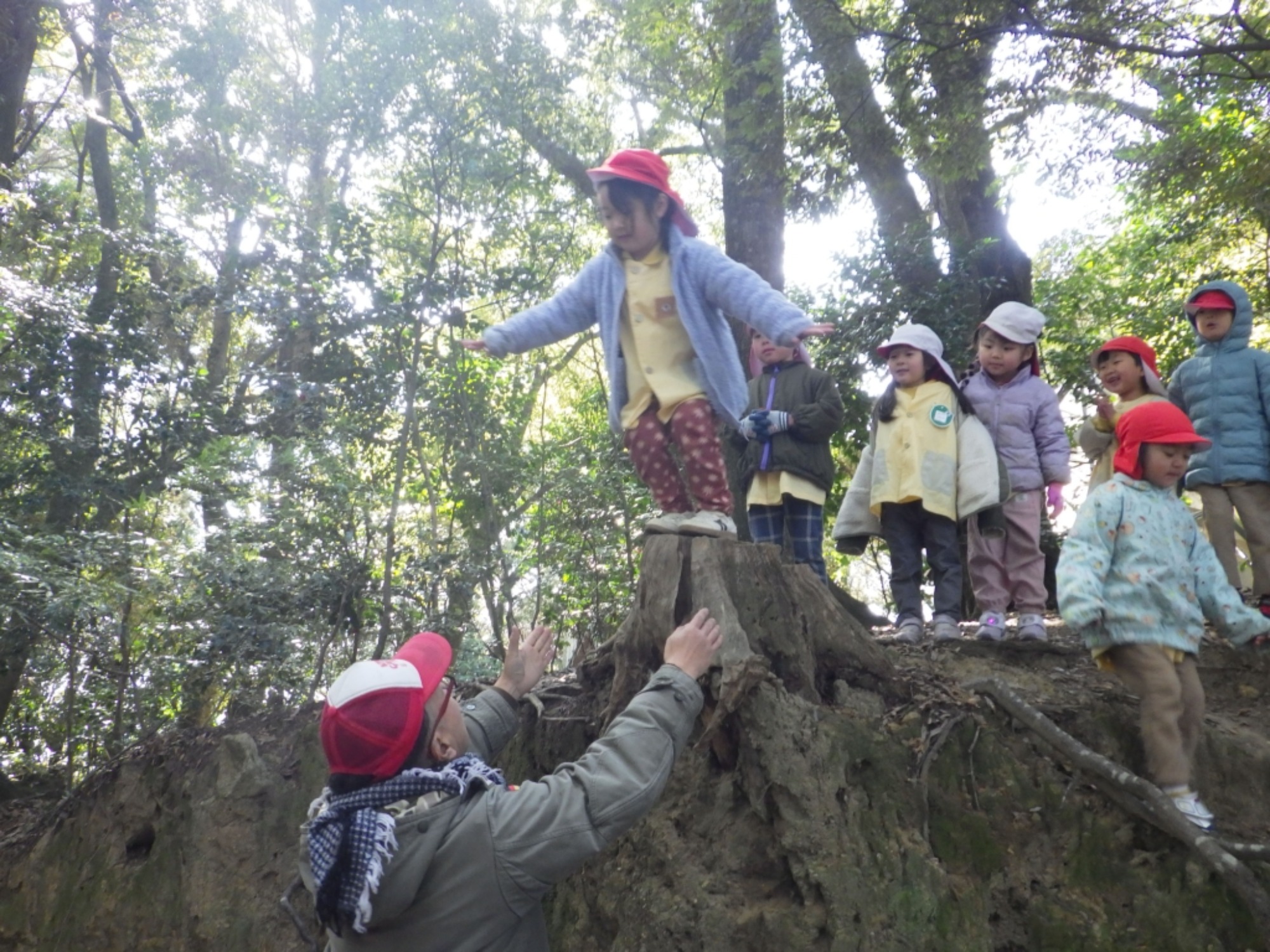 【年中】3/5　村積山　お別れ園外保育（3/3）