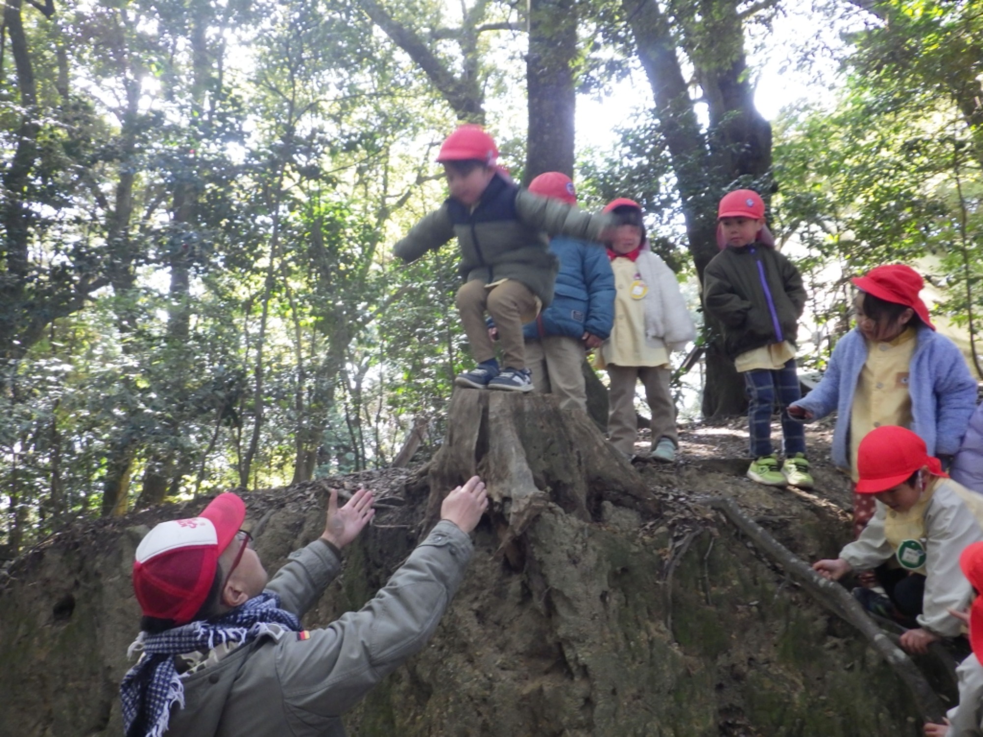 【年中】3/5　村積山　お別れ園外保育（3/3）